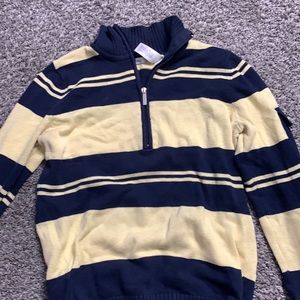 quarter zip shirt or sweater worn as either or